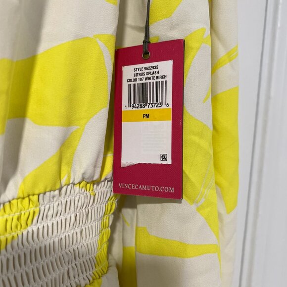 Vince Camuto Citrus Splash & White Birch Mini Dress NWT MSRP$129 - Picture 3 of 5